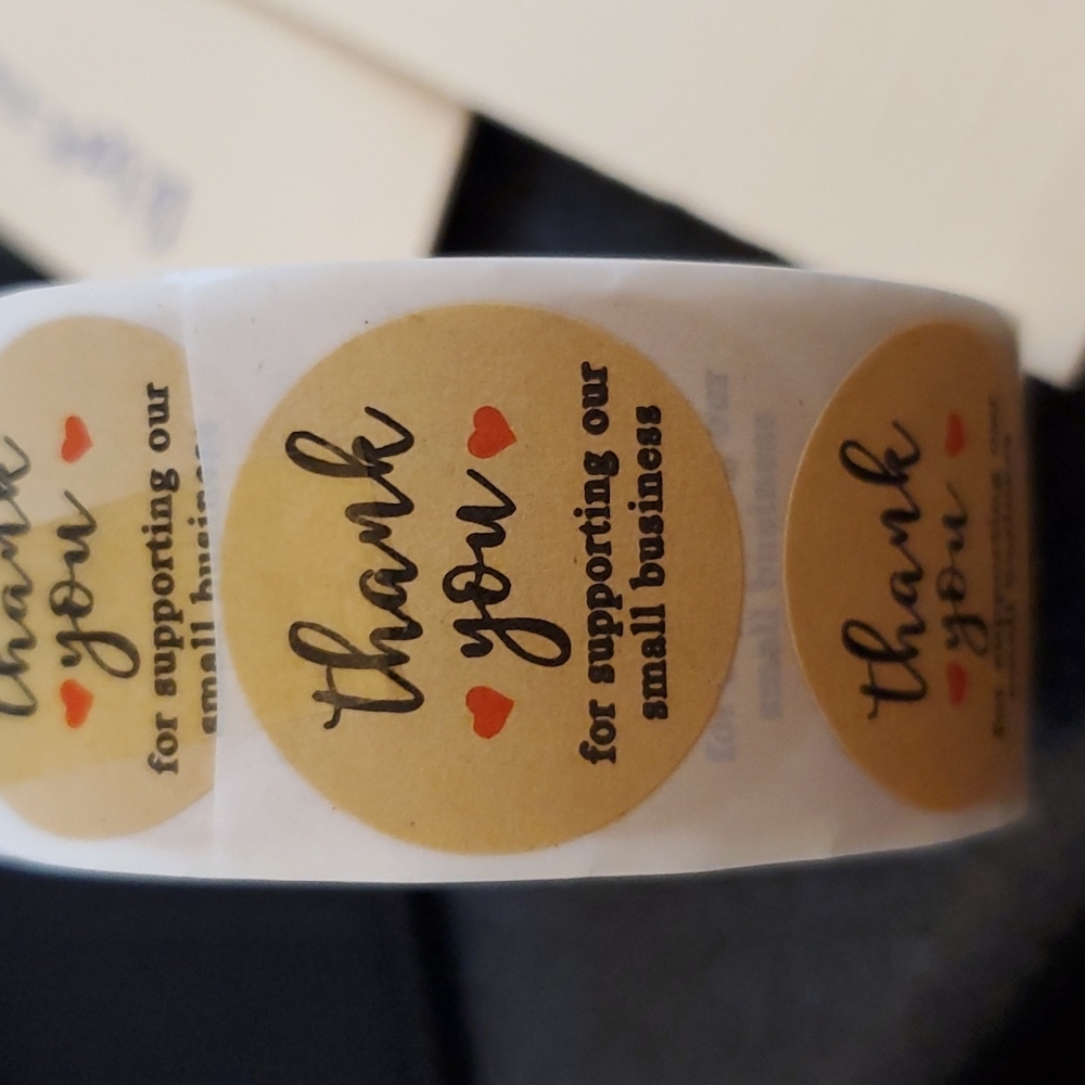 💥FREE With PURCHASE 50pcs Thank-You Stickers